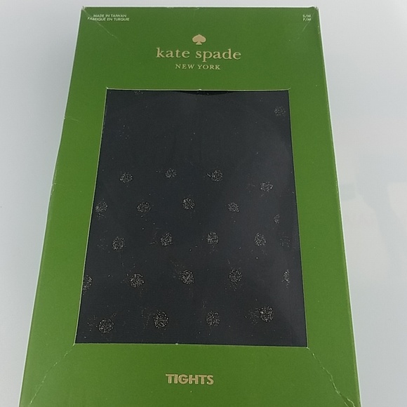 NWT Kate Spade New York Shiny Dot Sheer Tights - Picture 3 of 5